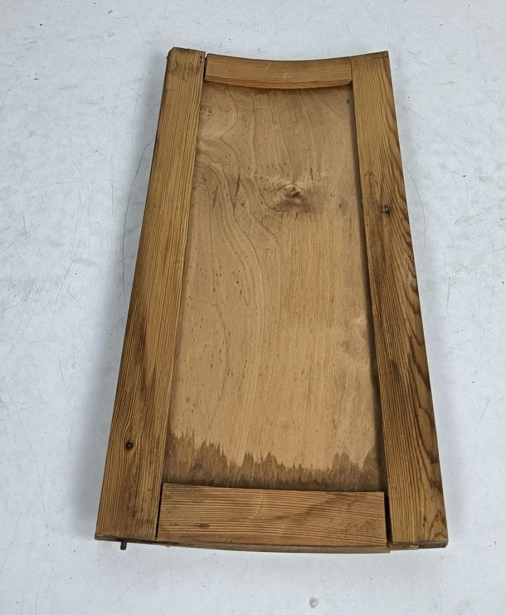 Small Cabinet Door Panel  Antique Bentwood Pine Wood Reclaimed Cabinet Architect photo 161.0