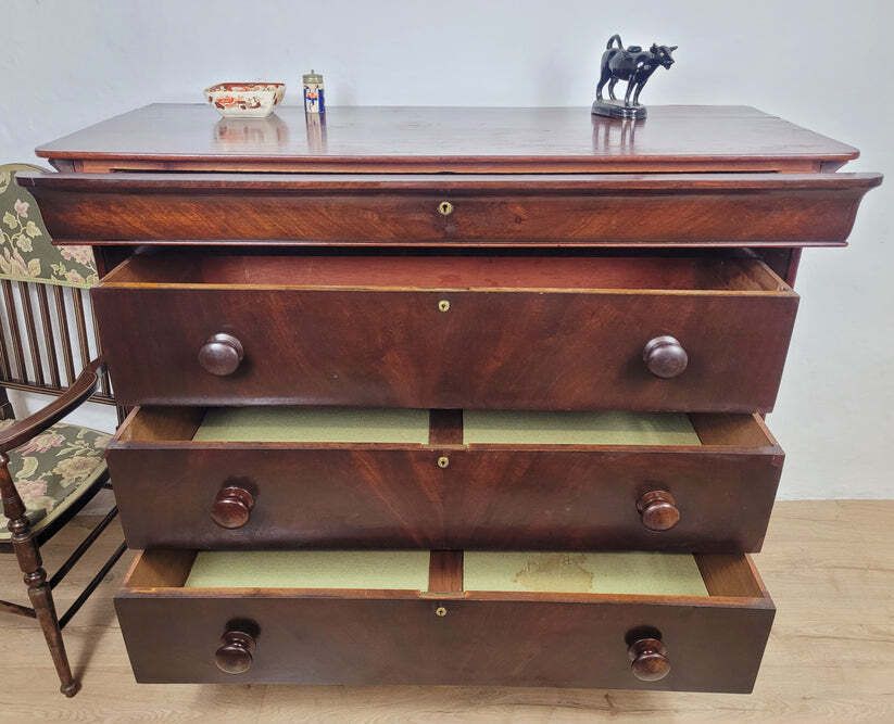 Victorian Chest Of Drawers 4 Drawers 1890 Mahogany English photo furniture