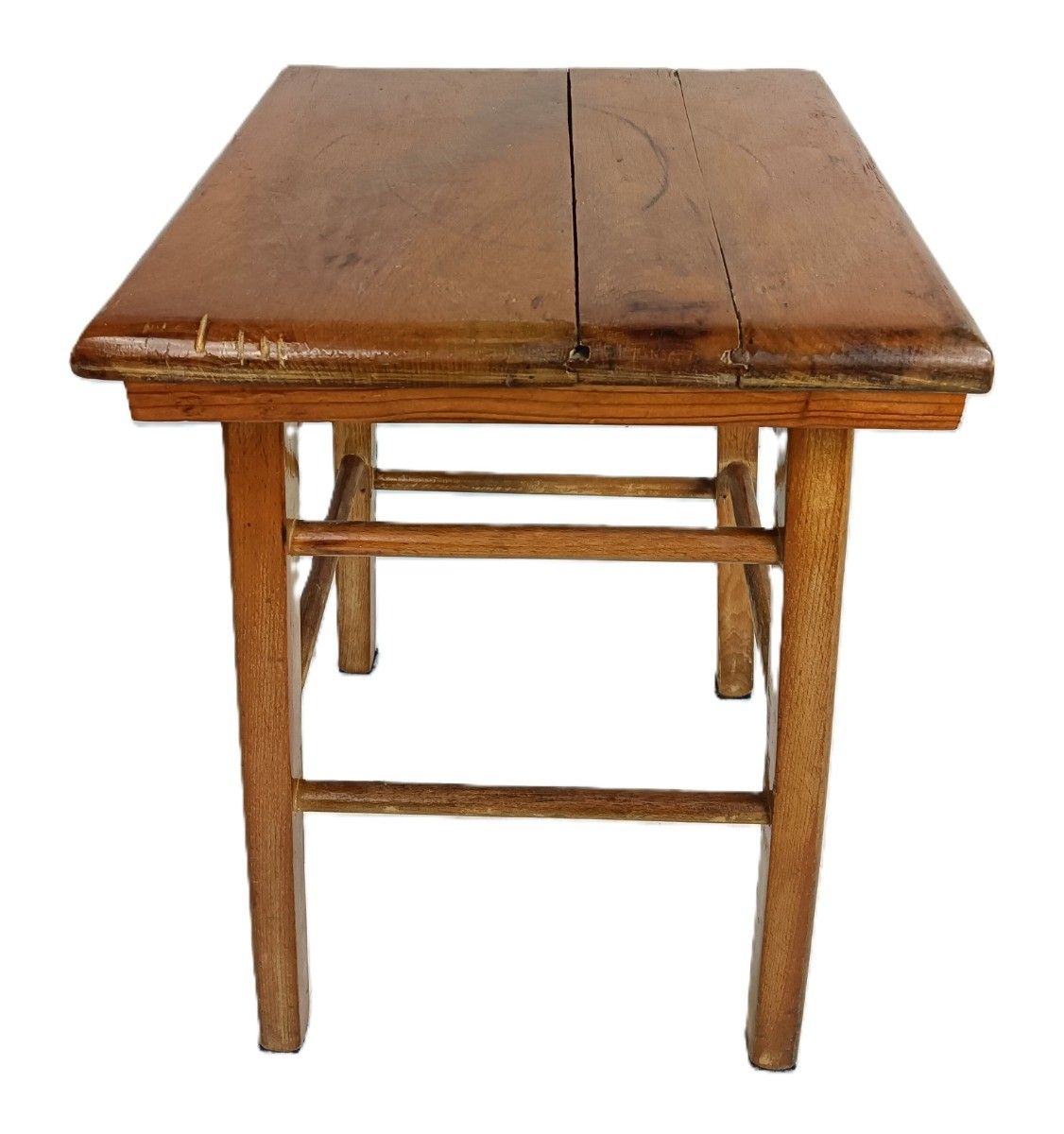 Vintage Plant Stand Wood Side Table Pedestal 60s 70s photo buy
