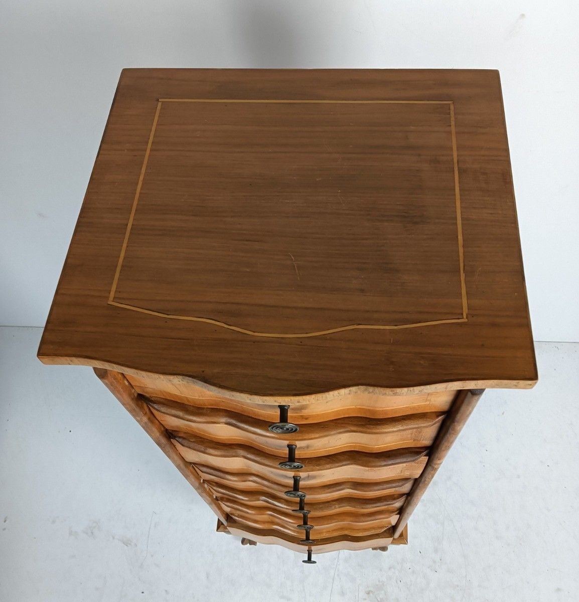 Furniture Vintage Chest Of Drawers Archive  Cabinet Hallway End Table Nightstand Wood Loui photo