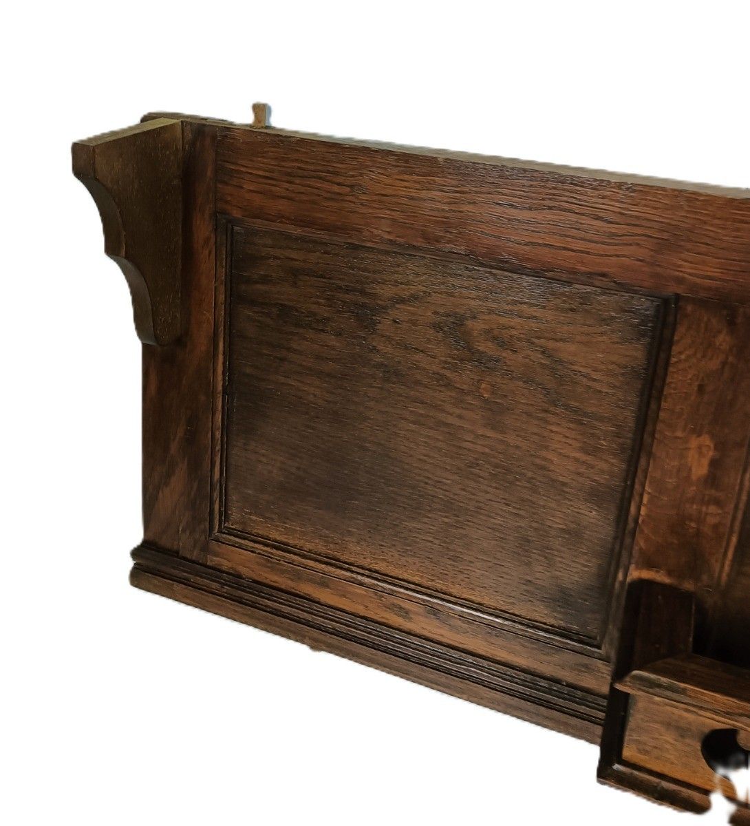Xl Antique Carved Wood Ornate Pediment Over Door Top Cabinet Reclaimed Architect photo for sale