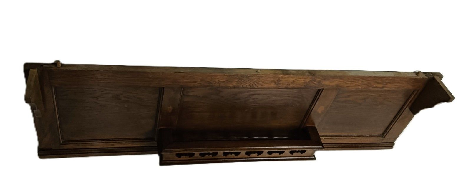 Xl Antique Carved Wood Ornate Pediment Over Door Top Cabinet Reclaimed Architect photo Home Decor