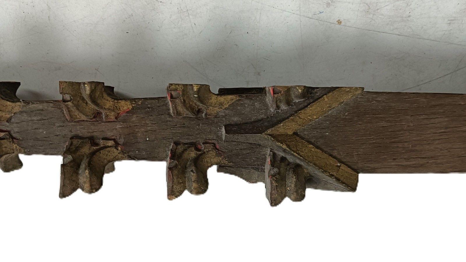 Neo Gothic 2 Large  Reclaimed Carved Wood Large Spindles Balusters Trim Posts Pi photo buy