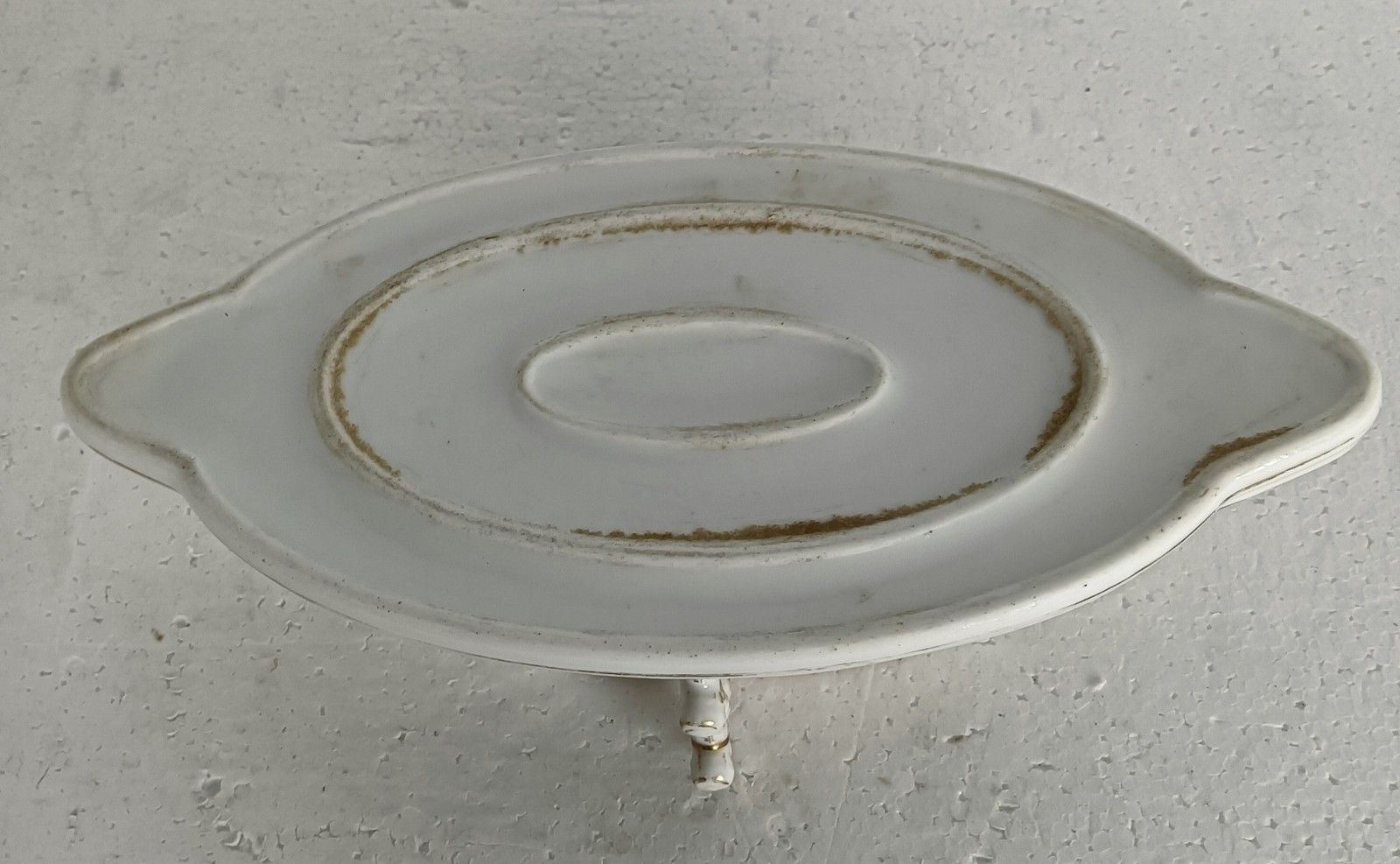 photo furniture Fish Gravy Boat Sauceboat Antique  19th Century Victorian Porcelain Hand Painted