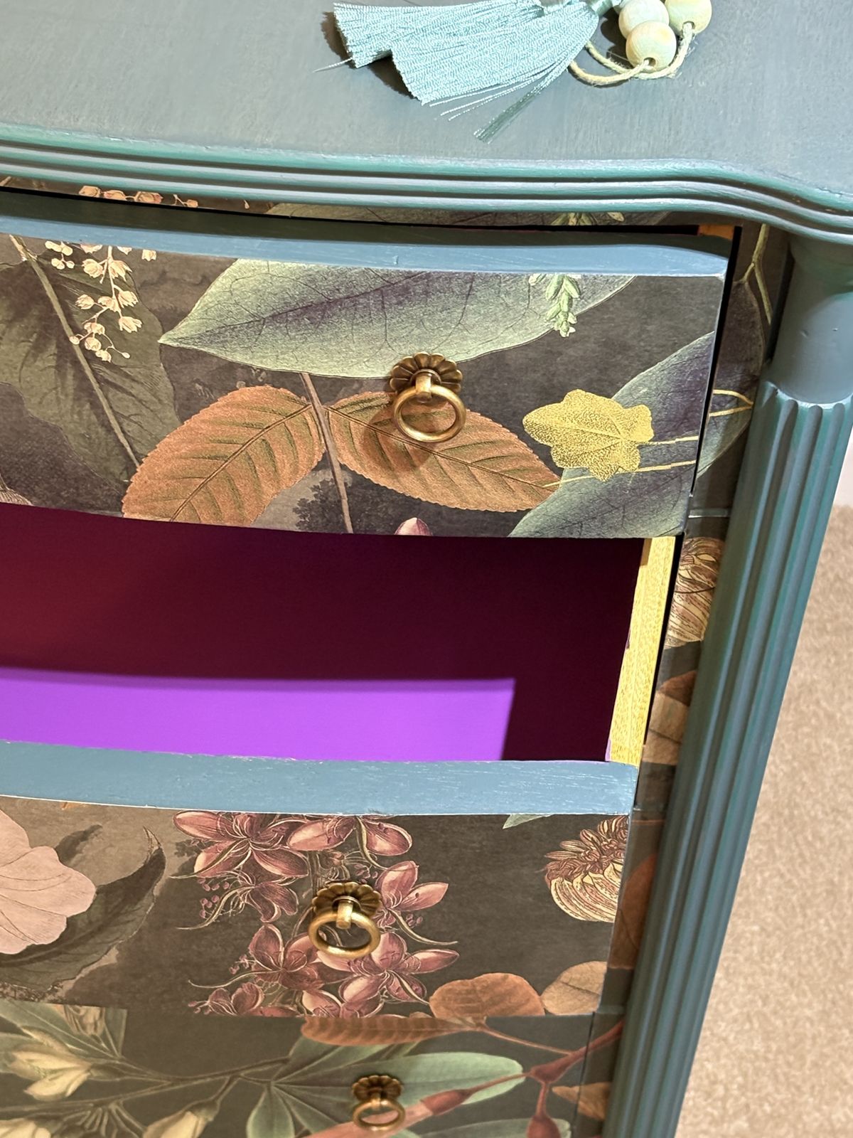 A Bespoke Georgian Serpentine Style Chest Of Drawers photo Furniture