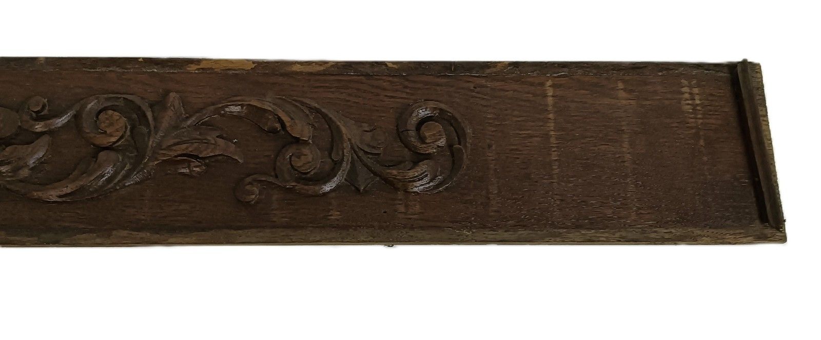 Antique Carved Wood Board Pediment Architectural Reclaimed Ornate Large Bas Reli photo buy