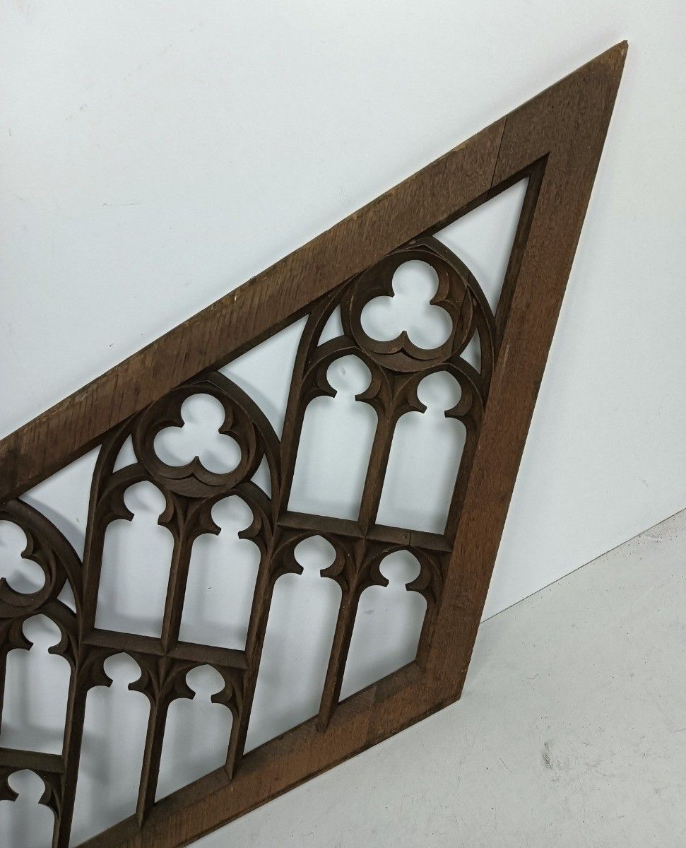 Neo Gothic Church Panel Pediment Antique 19th Century Wow Reclaimed Architectura photo Home Decor