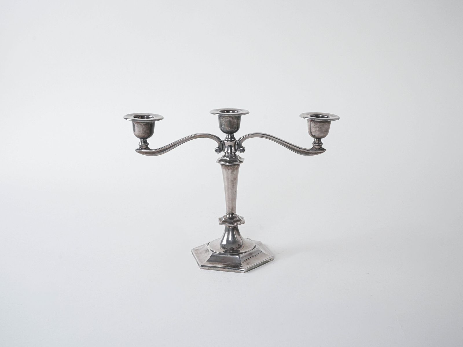 Metal Candlestick, Italian Design, 1960s, Made In Italy photo furniture