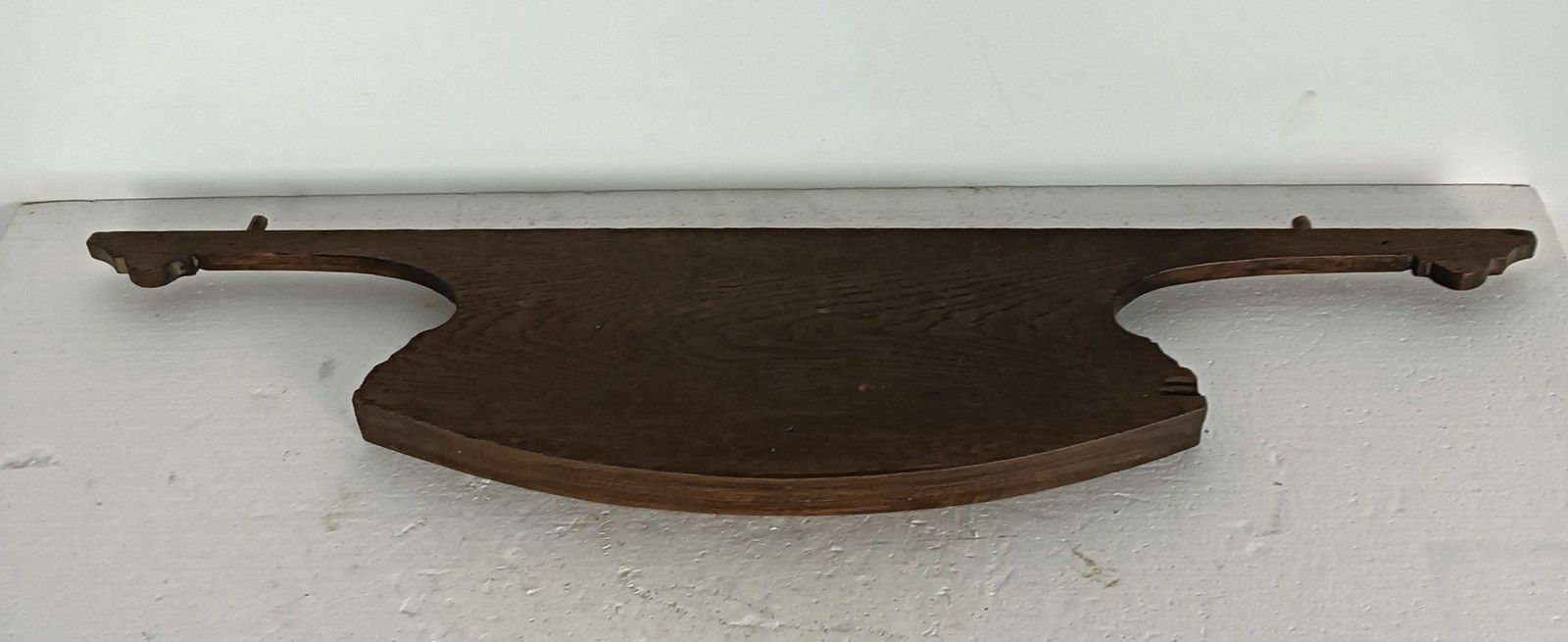 Pediment Antique Ornate Carved Wood Over Door Trim Architectural Salvaged photo for sale
