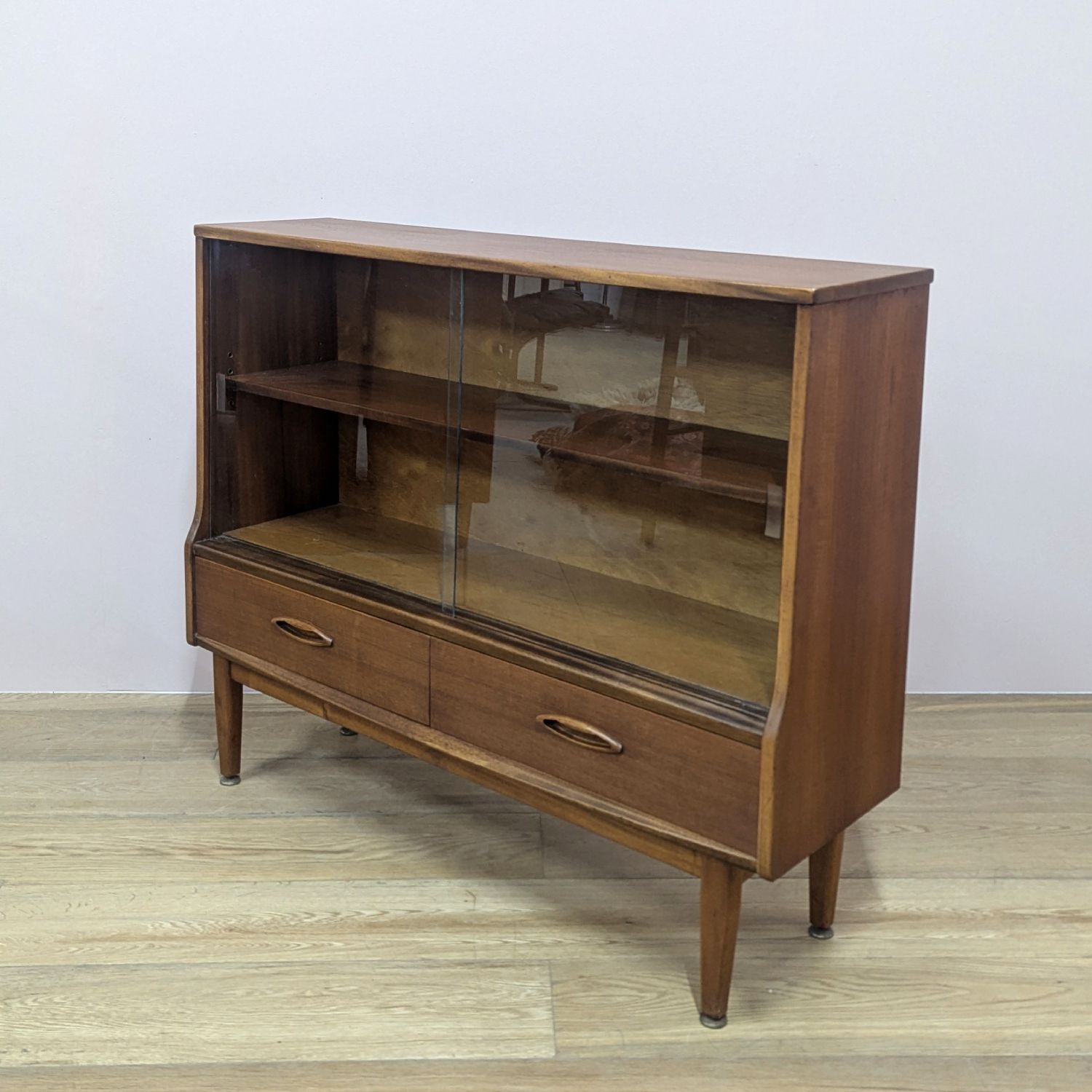 Mid Century 1960s Jentique Glazed Cabinet photo buy
