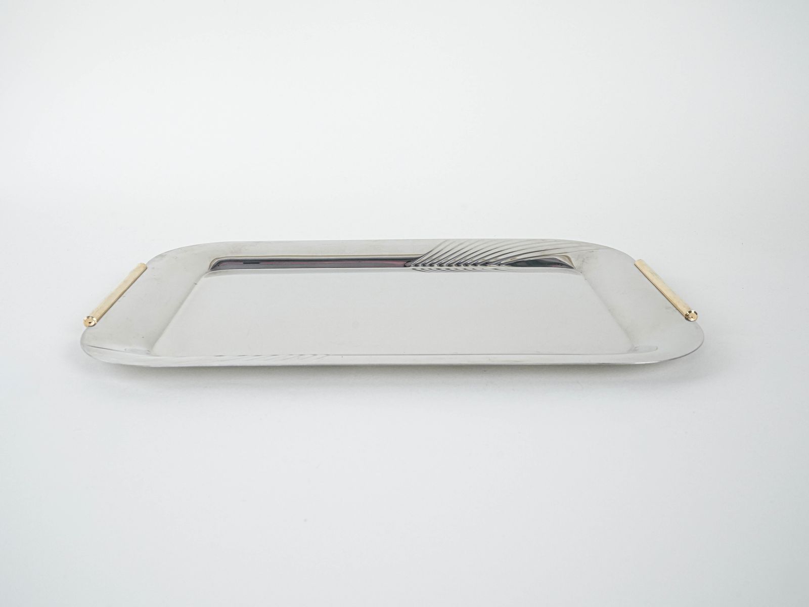 Stainless Steel Tray, Italian Design, 1970s, Made In Italy photo furniture