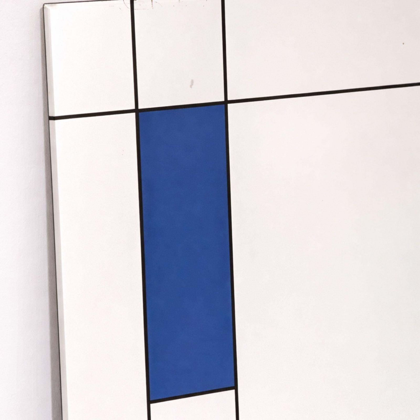 Post Modern Geometric Italian Wall Mirror Piet Mondrian For Rimadesio photo for sale