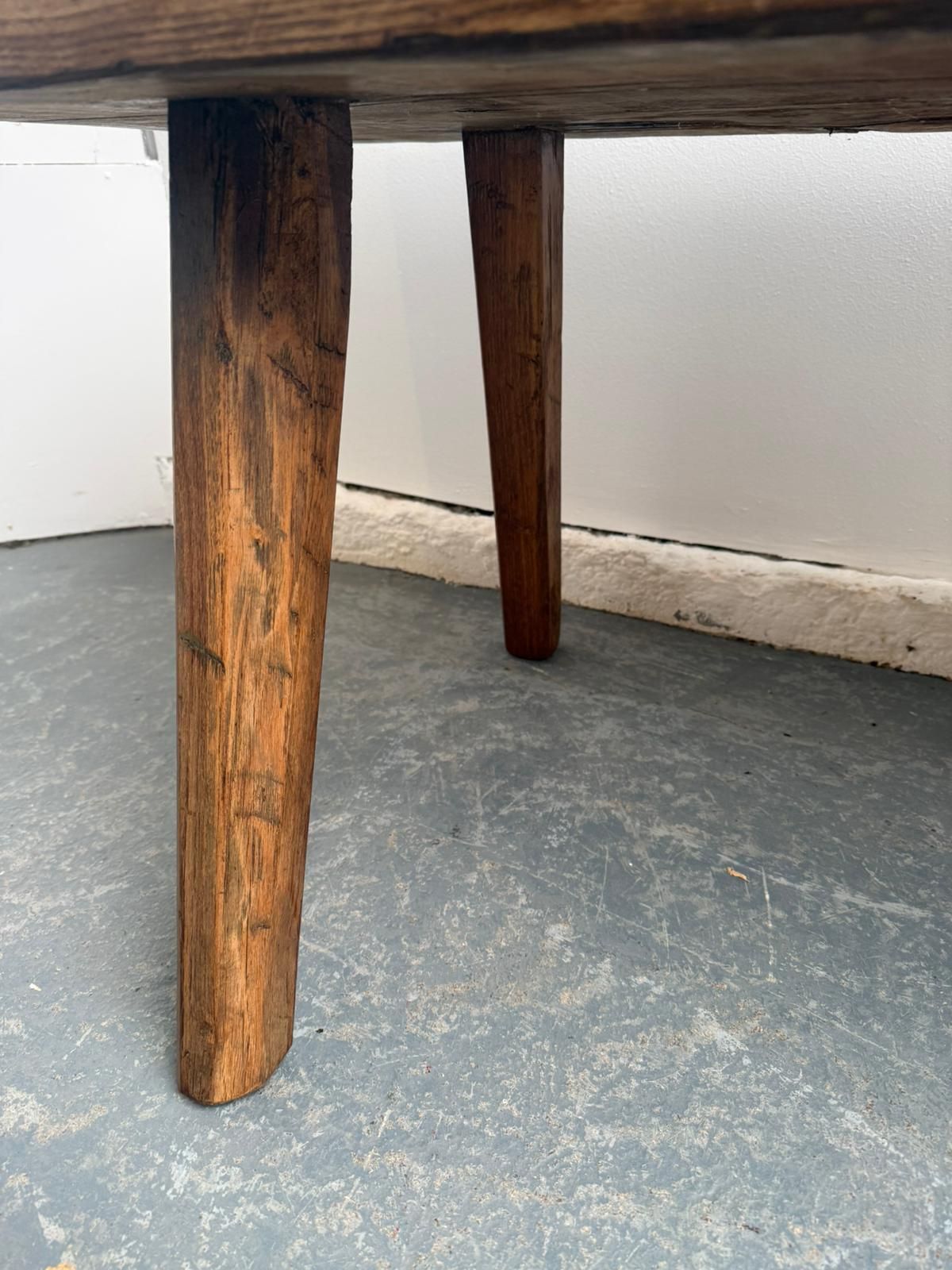 A Narrow Hungarian Antique Oak/Hardwood Pig Bench 140cm photo buy