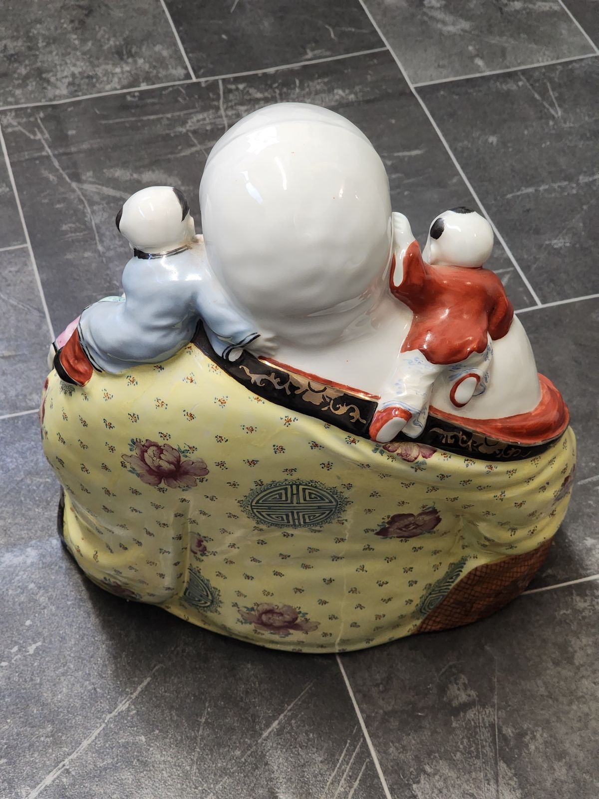 Chinese Famille Rose Porcelain Laughing Buddha photo 599.0