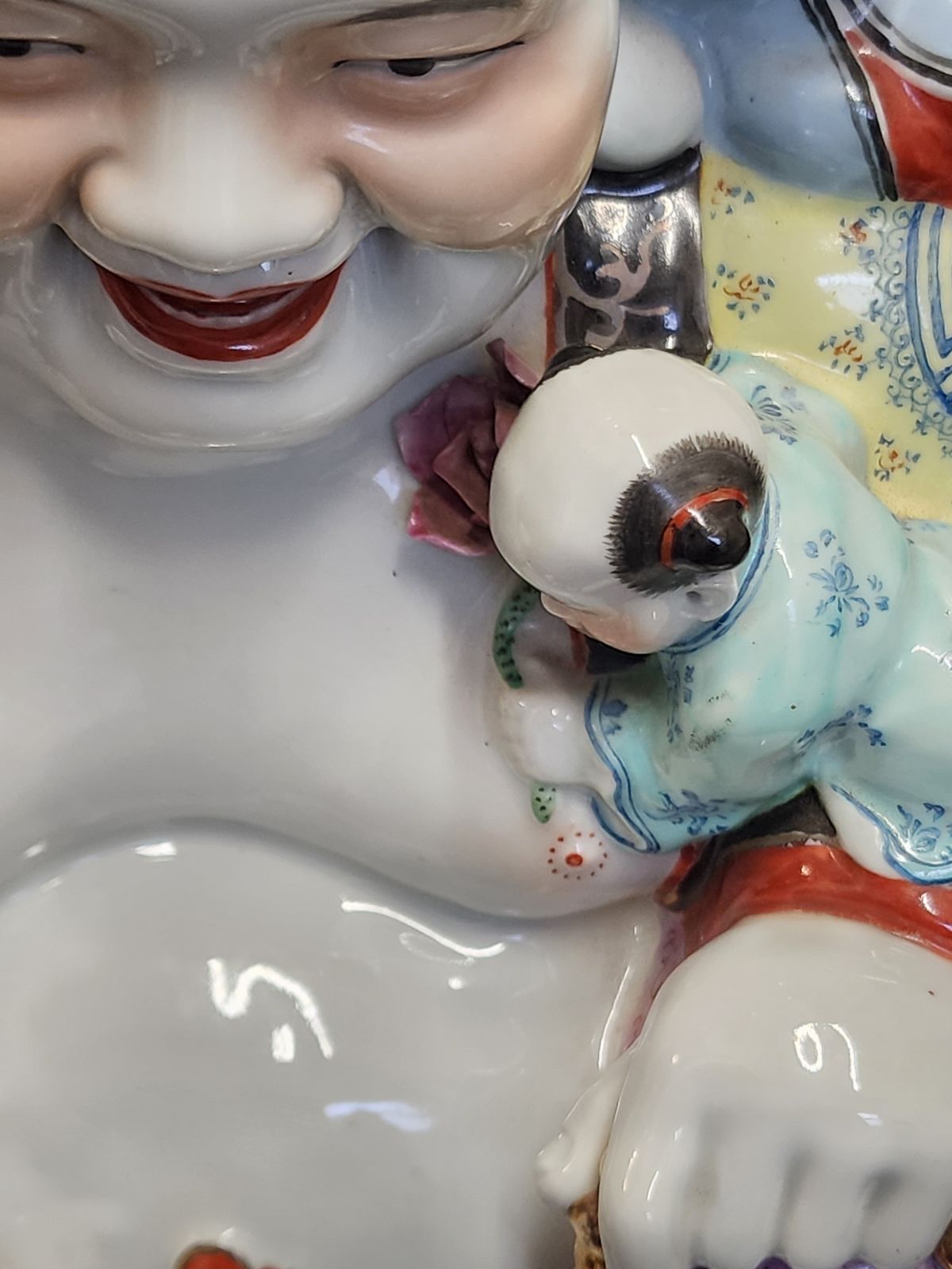 Chinese Famille Rose Porcelain Laughing Buddha photo buy