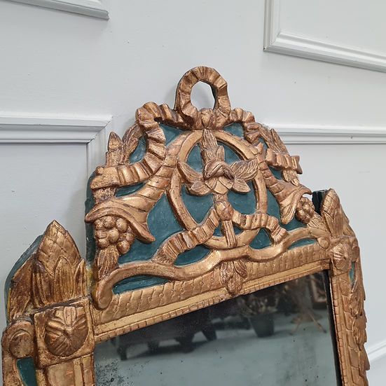 Antique French Marriage Mirror C1790 Free Delivery Eng/Wales photo 925.0