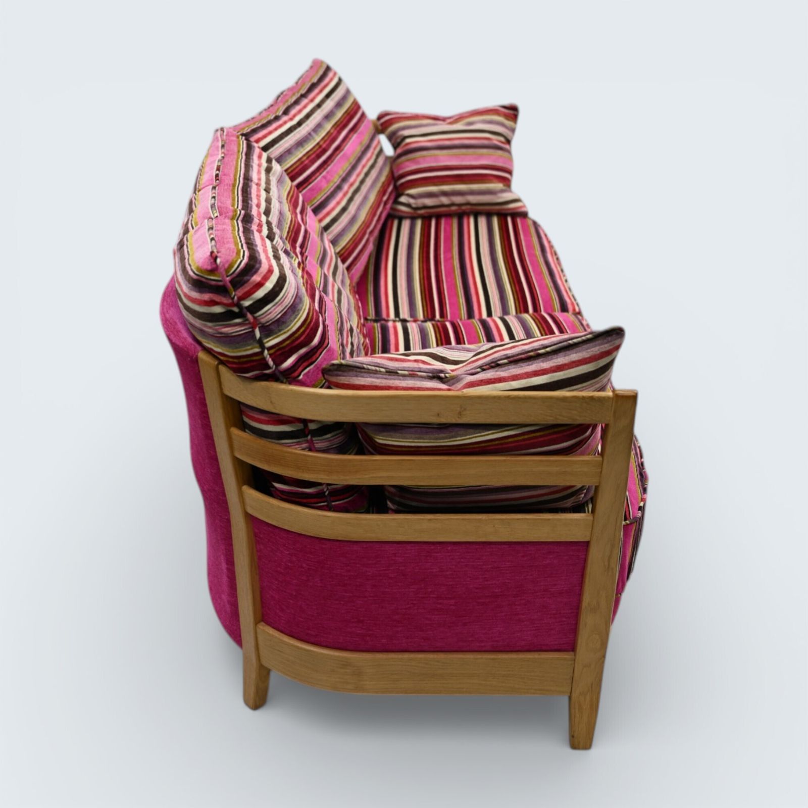 Ercol Pink 3str Sofa Genuine Ercol Upholstery Light Blonde Finish Free Delivery* photo buy