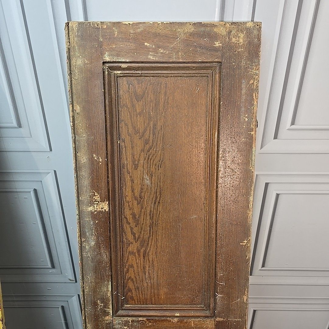 photo furniture Antique Pair Wooden Doors Window Shutters Painted Rustic Panels Vintage Wood