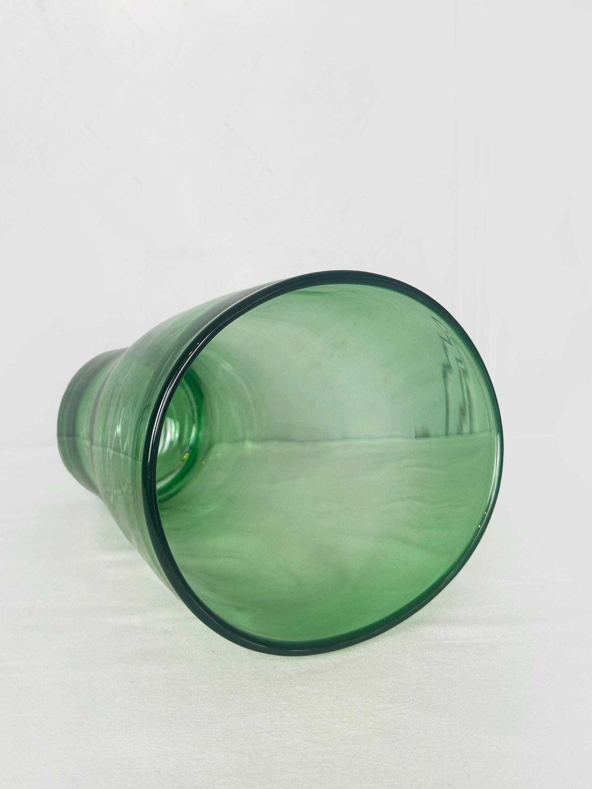 photo vinterior Vintage 1990s Large 12” Ikea Maria Vinka Blown Glass Green Vase / Stockholm Collection / Handblown Vase / Vintage Ikea Sweden Vase