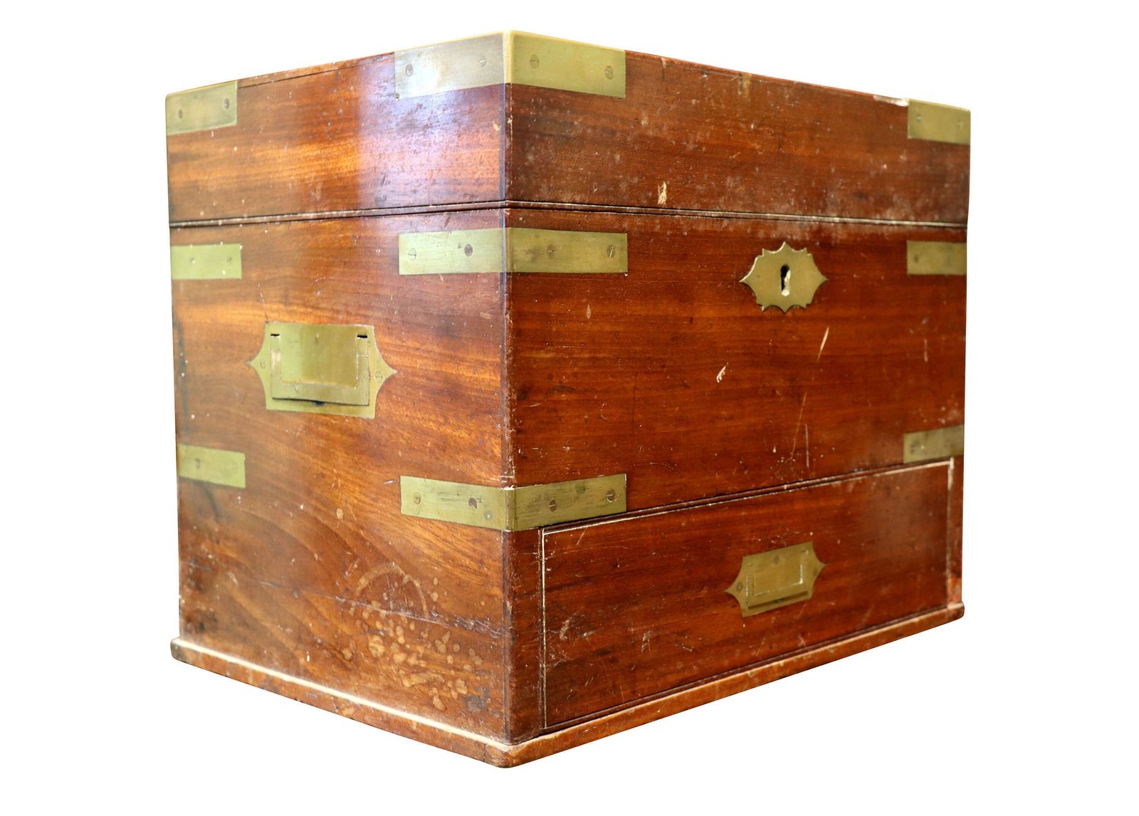 Early 19th Century Mahogany Apothecary Travelling Case With Bottles & Drawer, Circa 1820 photo vinterior
