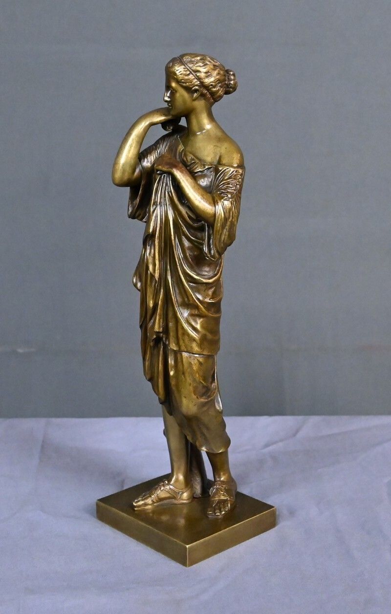 photo furniture Bronze Sculpture "Diana Of Gabii", After Praxiteles, Signed Raingo Frères – 2nd Half Of The 19th Century