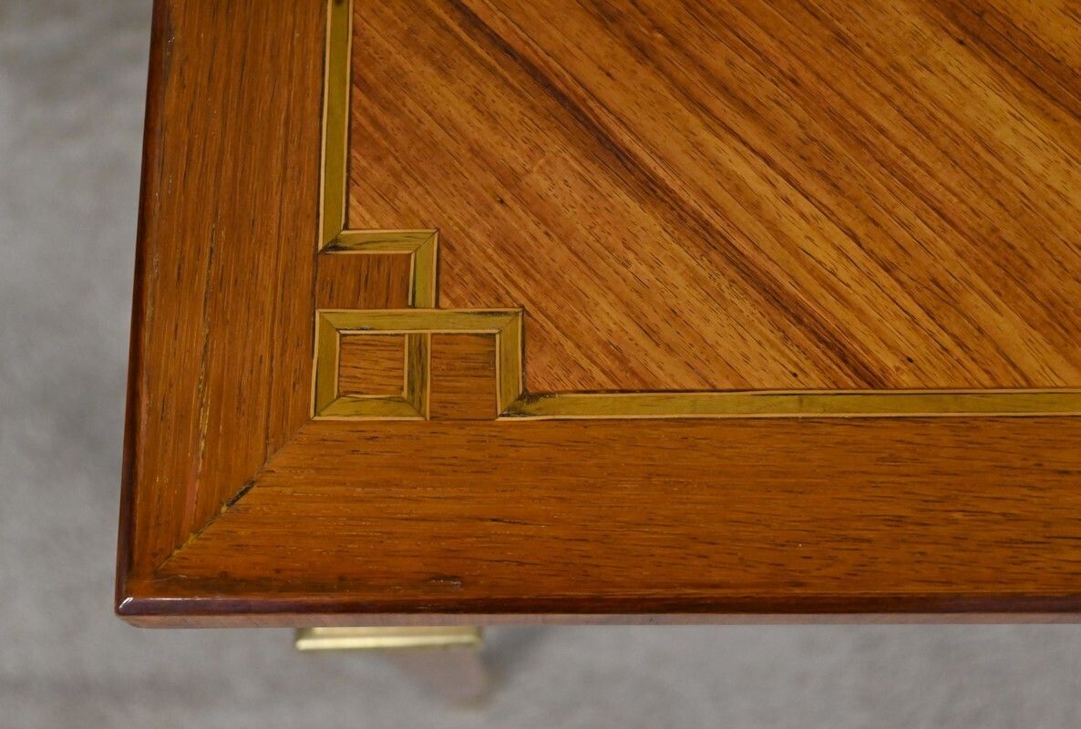 photo for sale Marquetry Desk, Louis XVI Style – Early 20th Century