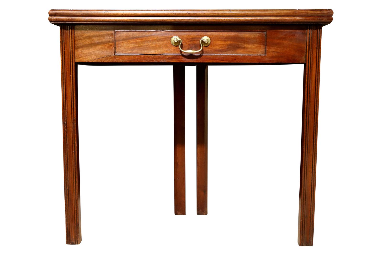 George III Period Mahogany Side Table With Drawer, Late 18th Century photo furniture