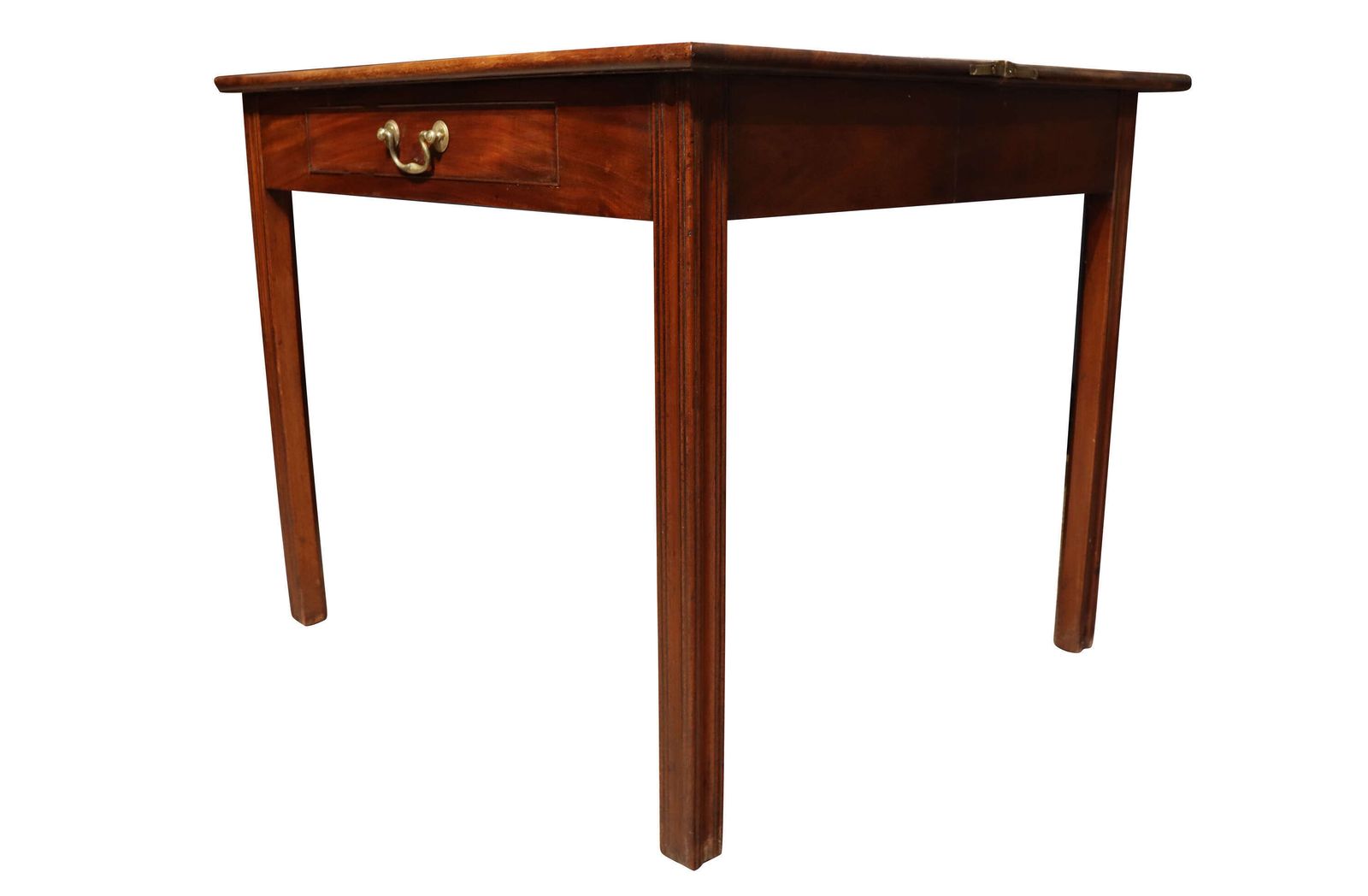 George III Period Mahogany Side Table With Drawer, Late 18th Century photo Furniture
