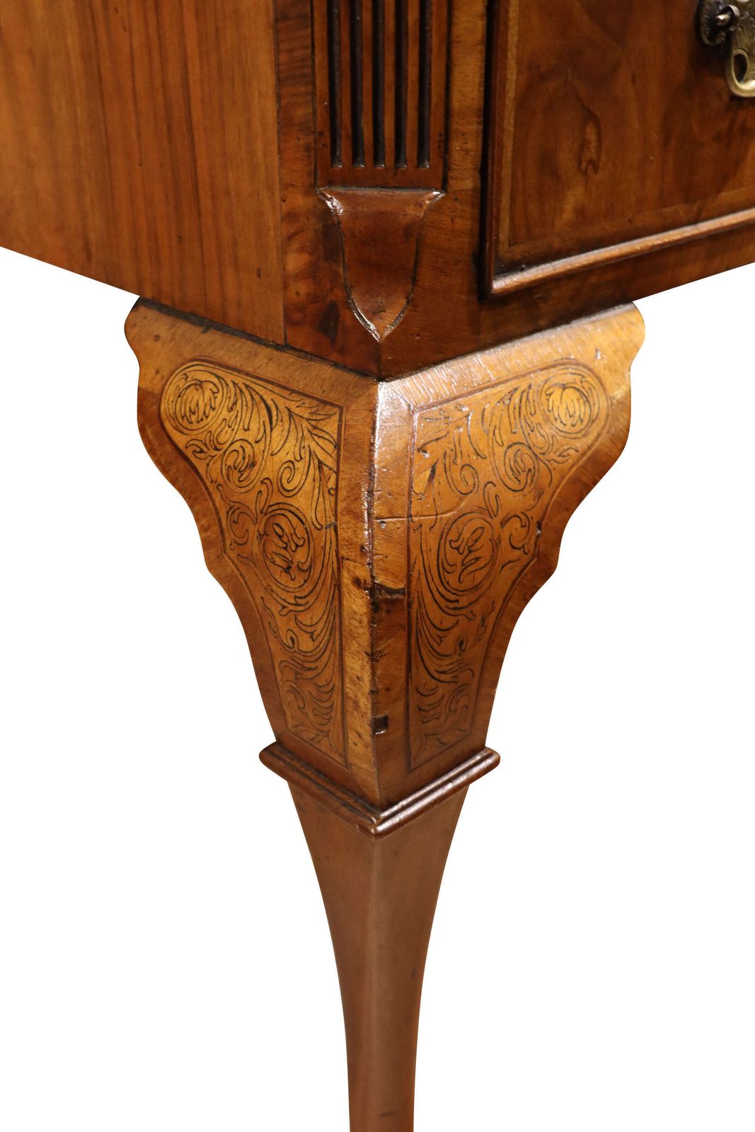 Fine Quality Edwardian Walnut Writing Desk By Gill & Reigate, C.1900 photo buy