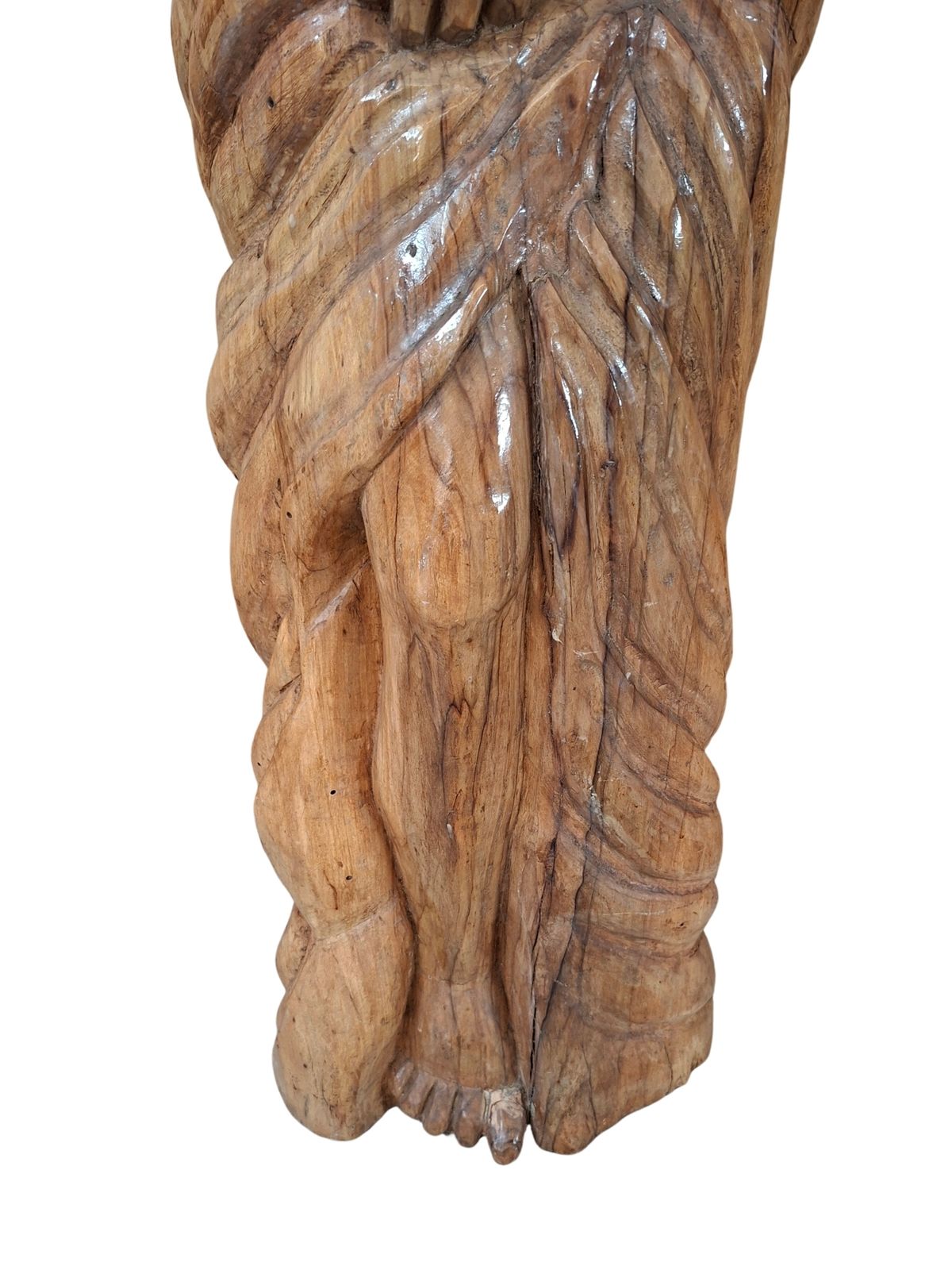 Importante Scultura Lignea Del XX Secolo Nudo Femminile '40 photo Art