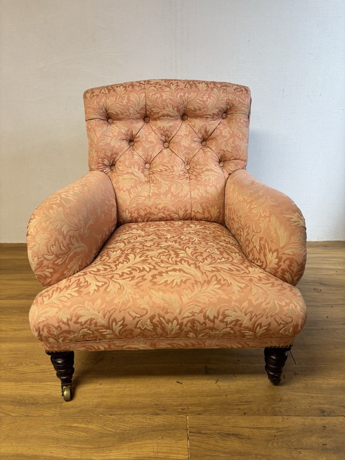 Antique Country House Upholstered Armchair, Made By Bertram & Sons photo furniture