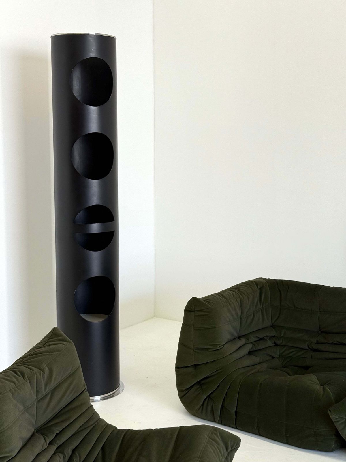 Xl Space Age Bookcases In Black photo for sale