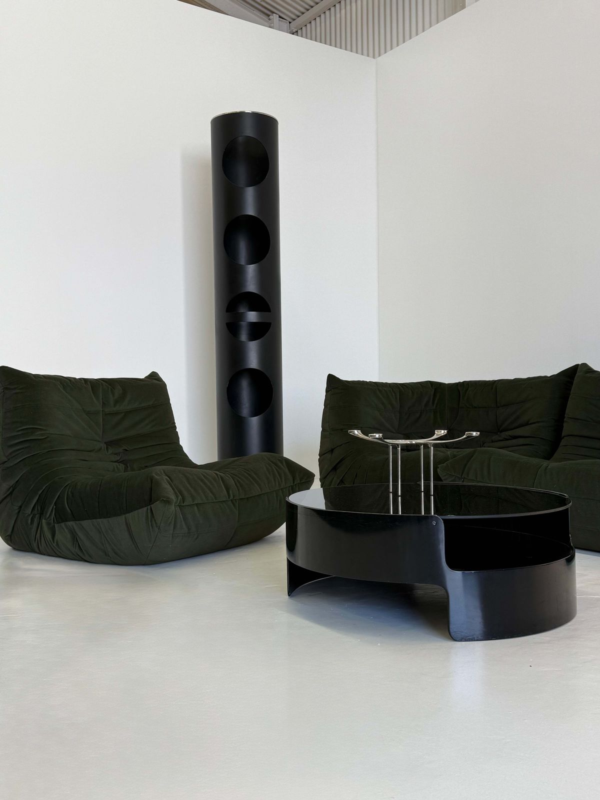 Xl Space Age Bookcases In Black photo vintage