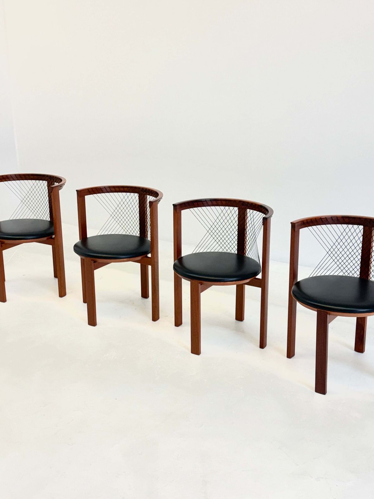 Set Of Tranekær String Chairs By Niels Jørgen Haugesen photo 1950.0
