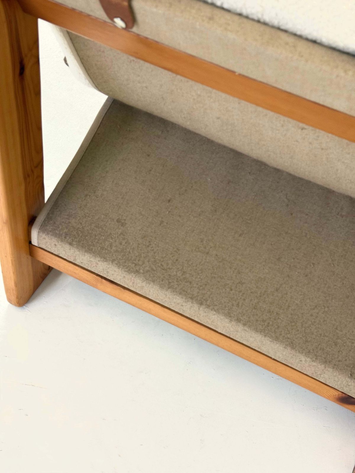 Furniture Italian Armchair From Ibisco In White Bouclé photo