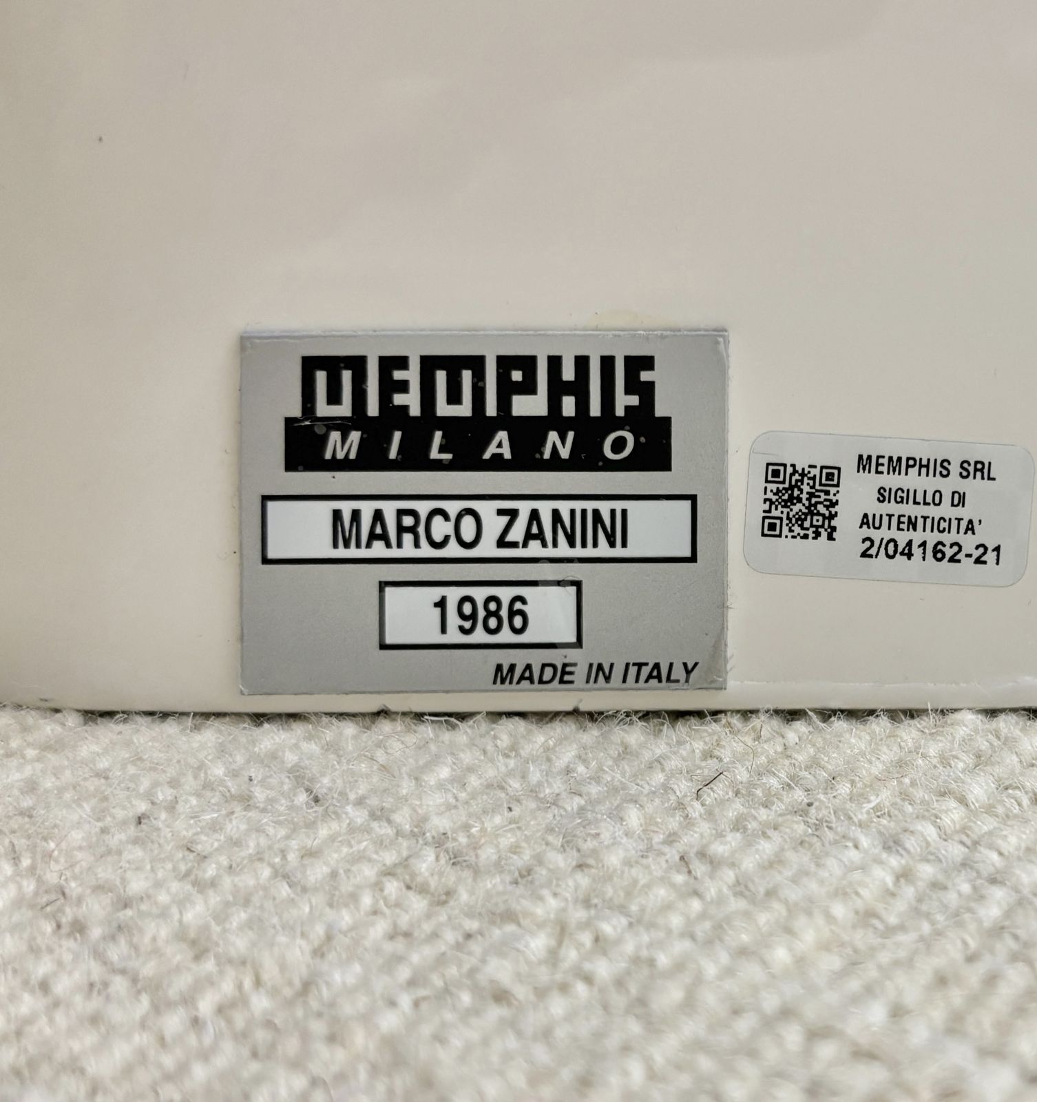 White Memphis Milano Roma Chair   Specially Commissioned Piece   One Of A Kind photo 3999.0