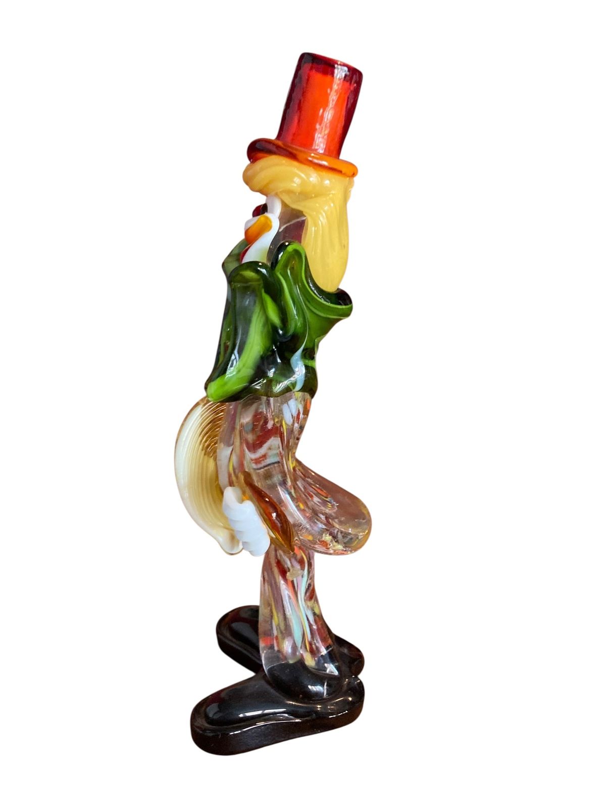 Murano Glass Clown Figurine Mid Century photo furniture