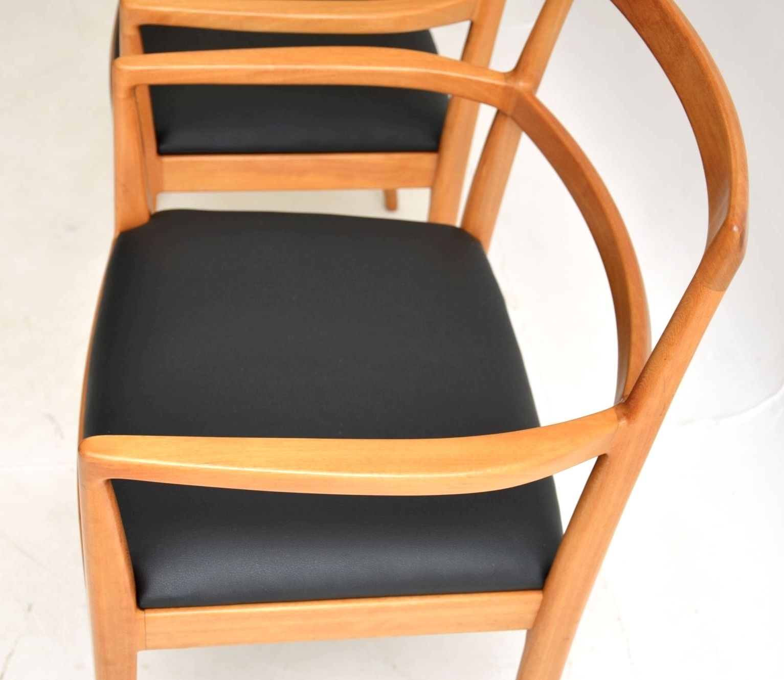 Pair Of Vintage Danish Armchairs Designed By Arne Vodder photo buy