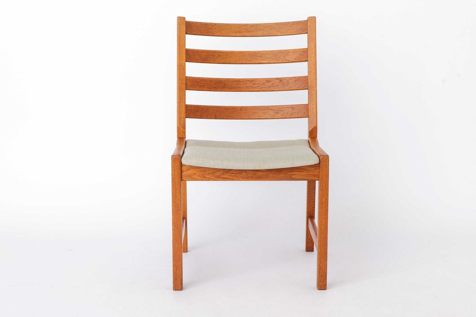 Set Of 6 Kurt østervig Oak Dining Chairs For Kp Møbler, Danish Mid Century Chairs 1960s, Arm & Side Chairs photo vintage