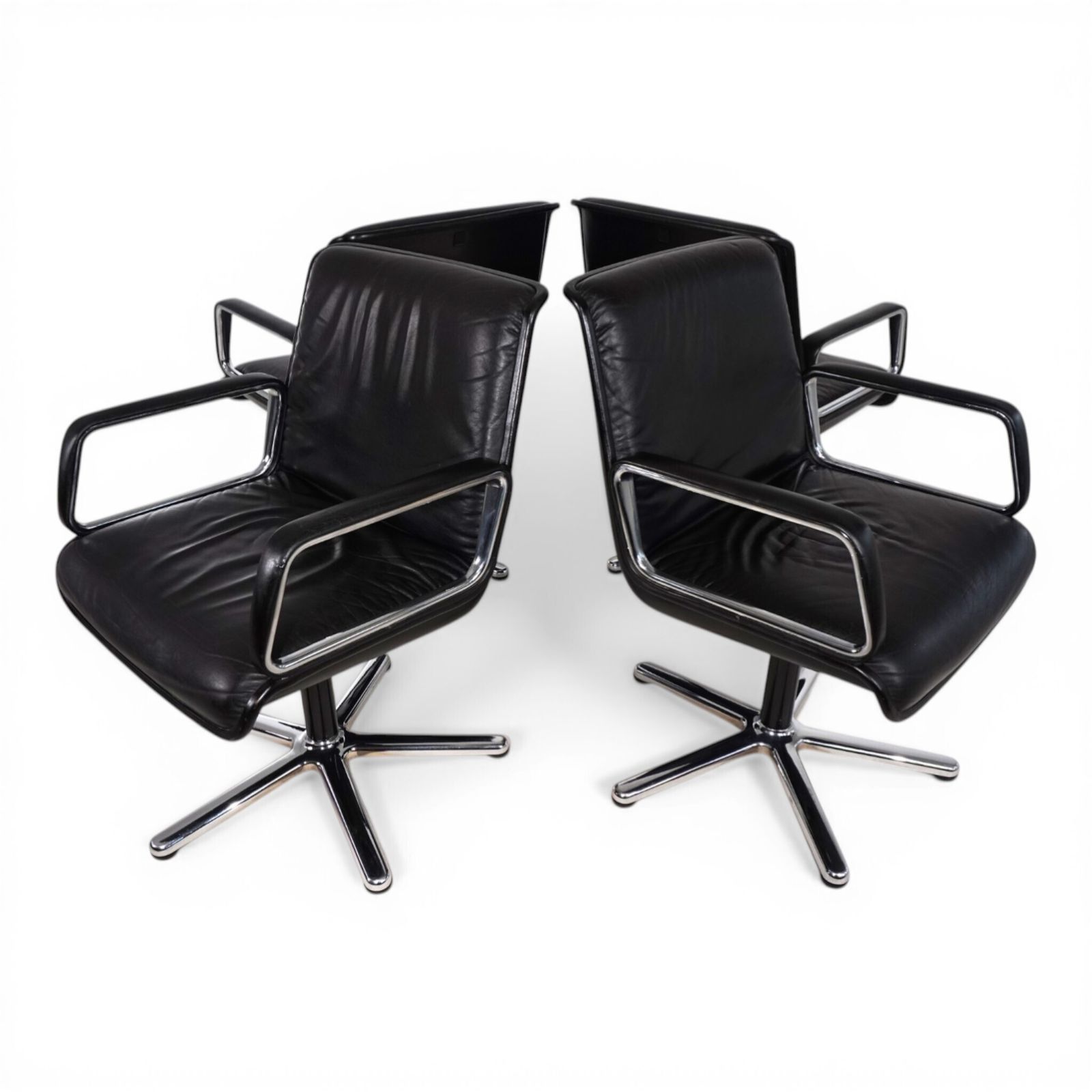 Set Of 4 Wilkhahn Delta Swivel Chairs By Delta Design, 1970 photo furniture