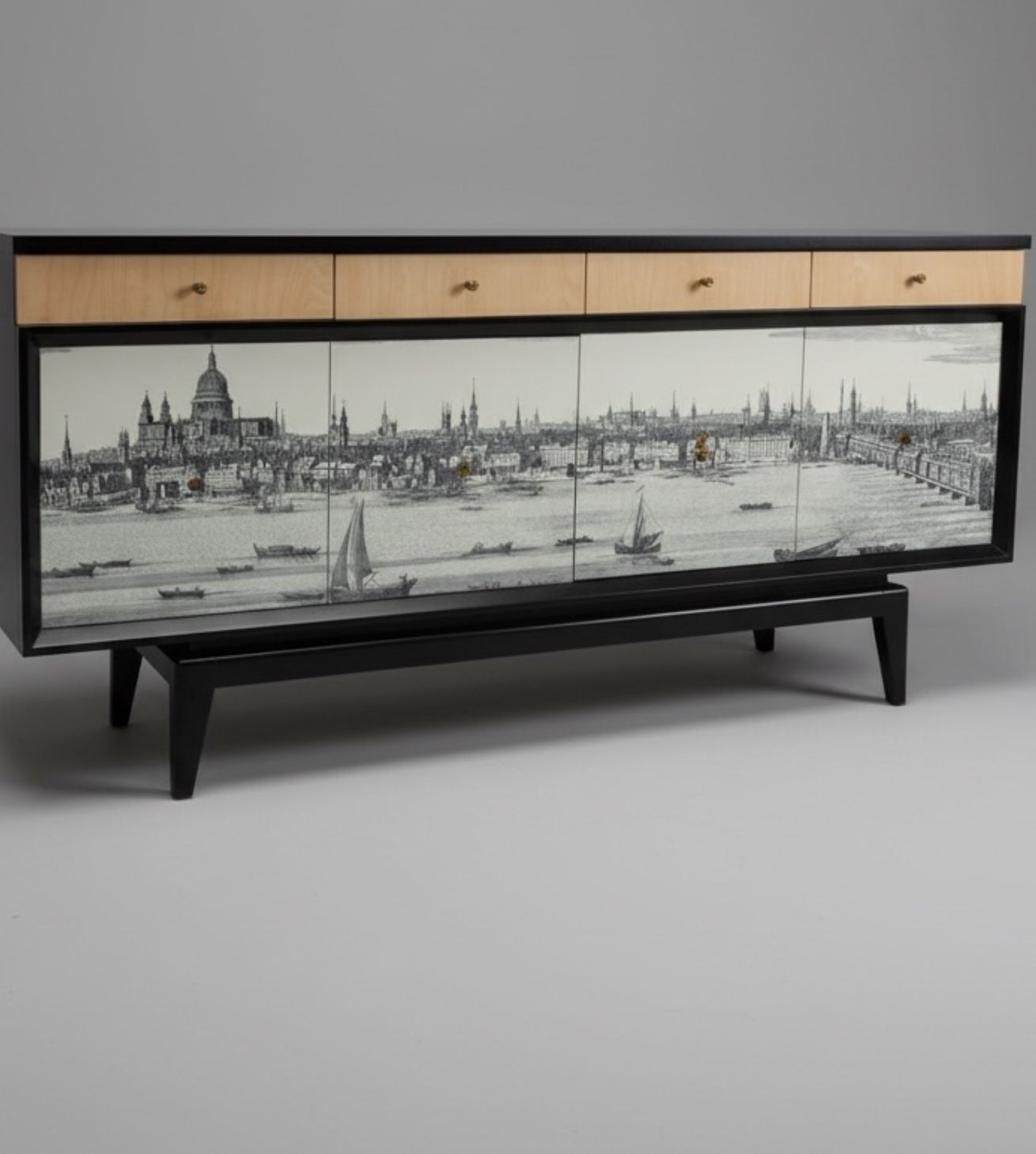 Vintage Credenza Sideboard Italian Fornasetti Era photo buy
