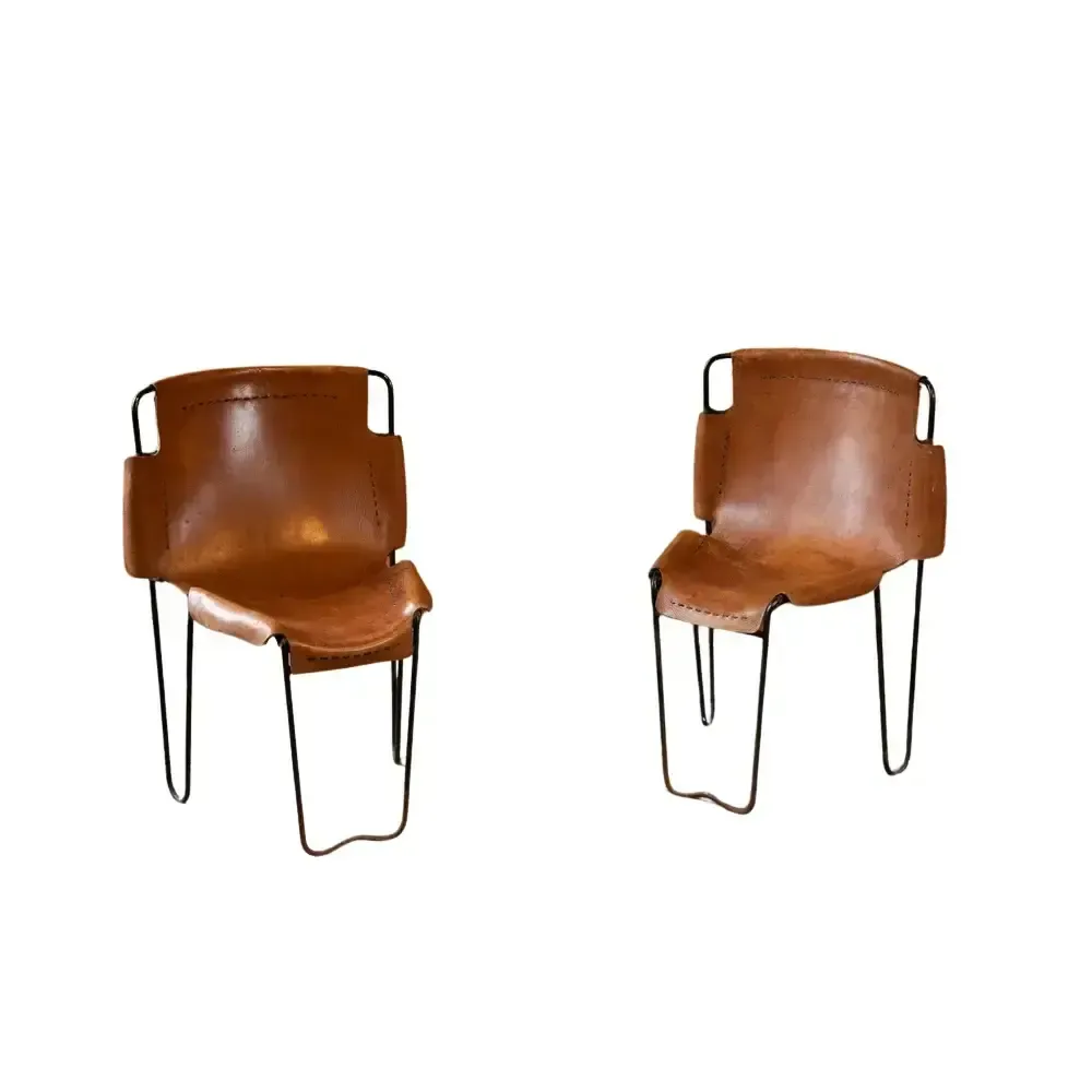 Stacking Chairs By Raoul Guys, France 1950s