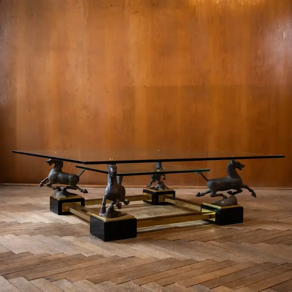 Coffee Table „Flying Horses Of Gansu“ By Maison Charles photo for sale
