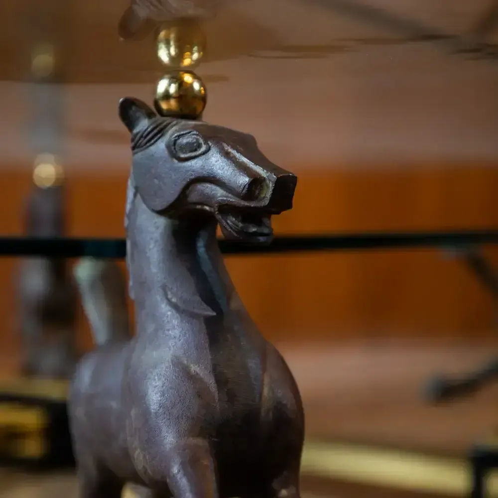 photo for sale Coffee Table „Flying Horses Of Gansu“ By Maison Charles