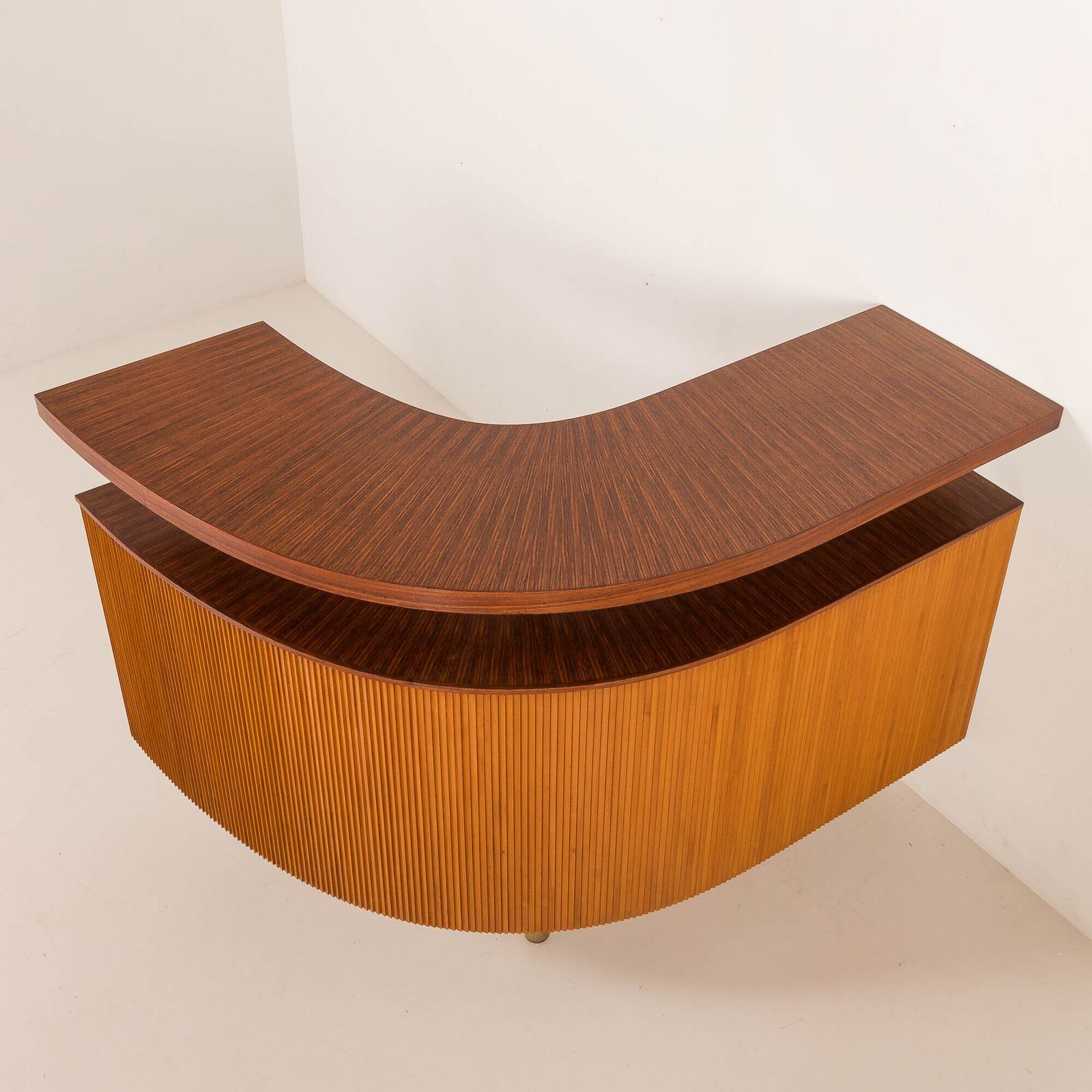 Italian Mid Century Bar Cabinet Attr. To Carlo Hauner And Martin Eisler, Italy 1960s
