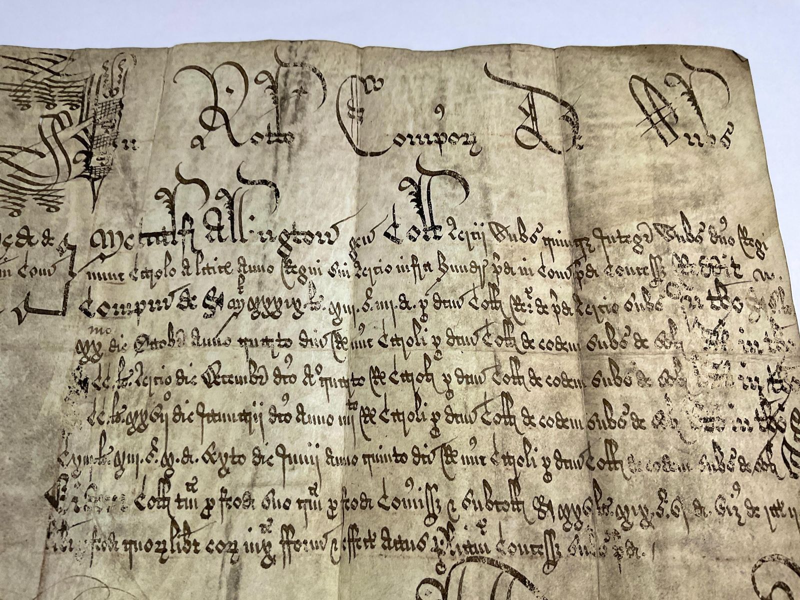 Charles I Vellum Deed – Metcalfe Allington Of Hoxton (1575 1618) Estate Archive – Shoreditch History photo for sale