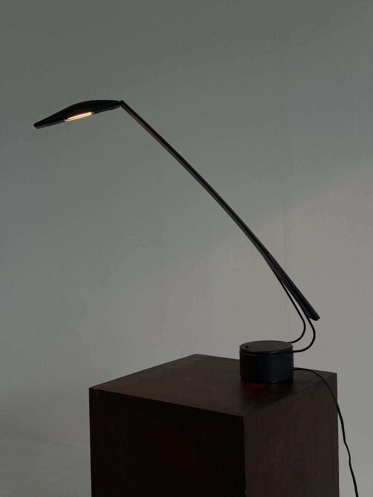 Dove Design Desk Lamp In Black By Marco Colombo & Mario Barbaglia For Paf Studio