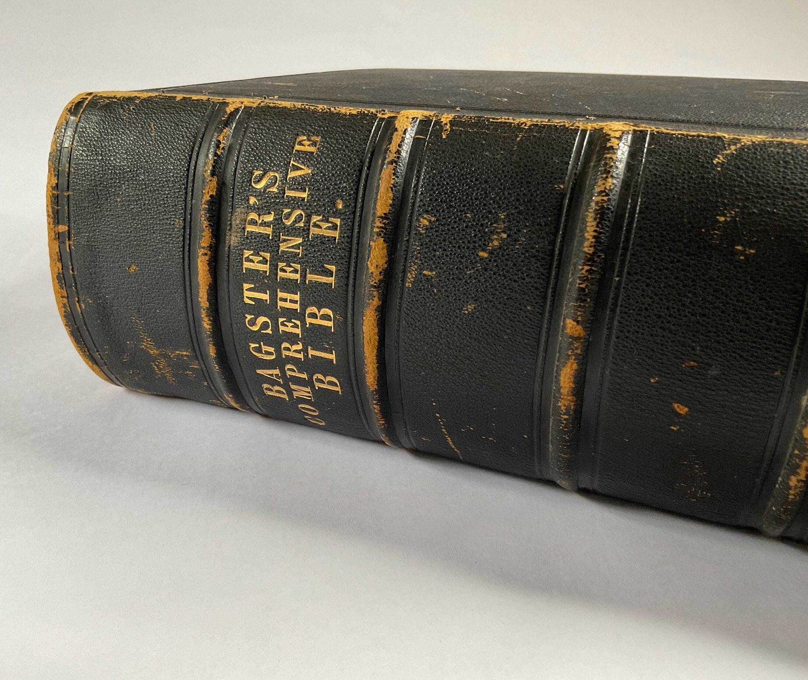 Bagster’s Comprehensive Bible – Victorian Full Leather Family Edition – C.1860 photo furniture