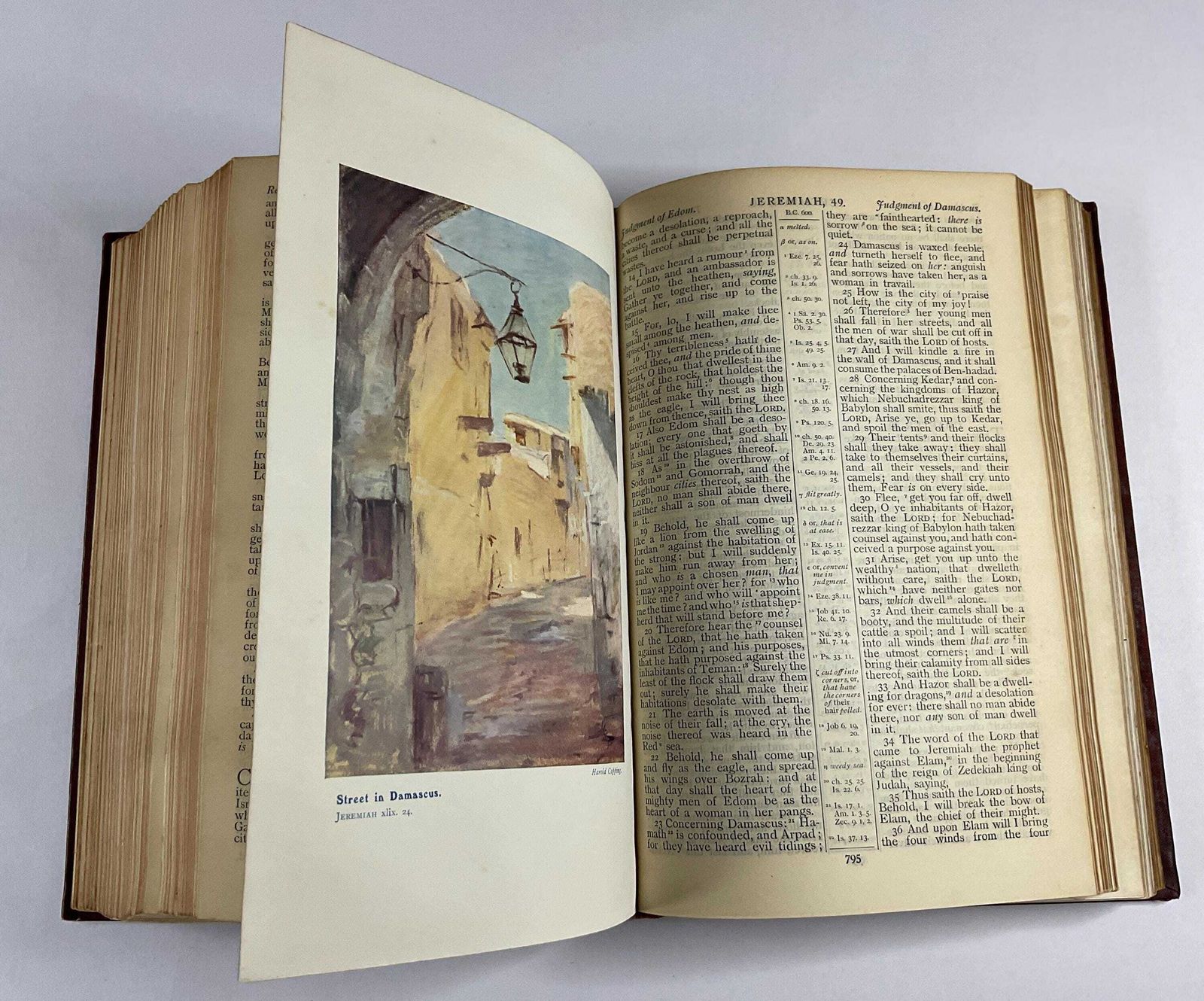 photo for sale The Harold Copping Illustrated Bible – Religious Tract Society – Full Gilt Leather – C.1915