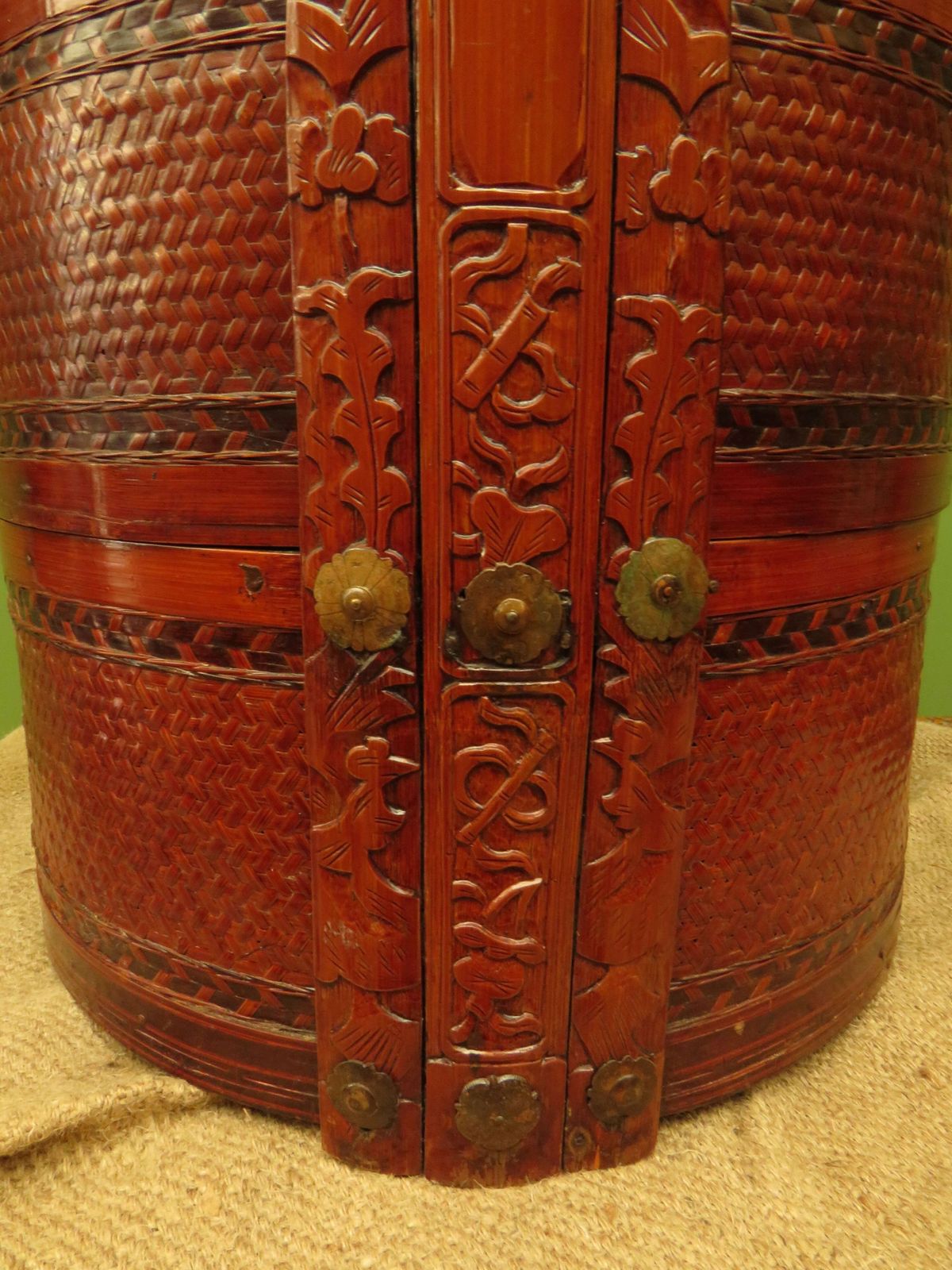 Large Chinese Wedding Basket With Two Tiers photo buy